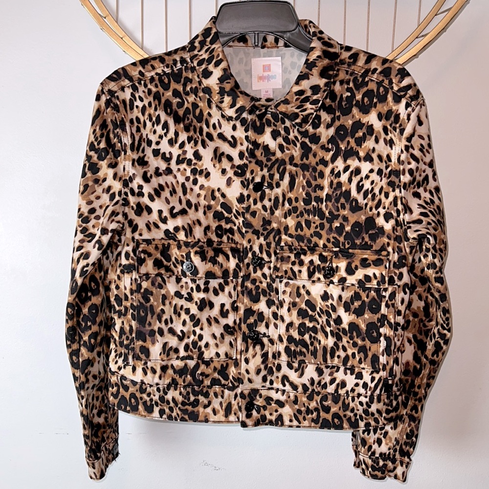 Lula Roe leopard jacket